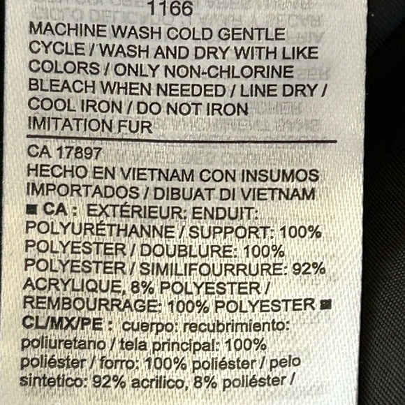 Old Navy Black Jacket with Faux Fur Trim - Picture 11 of 15